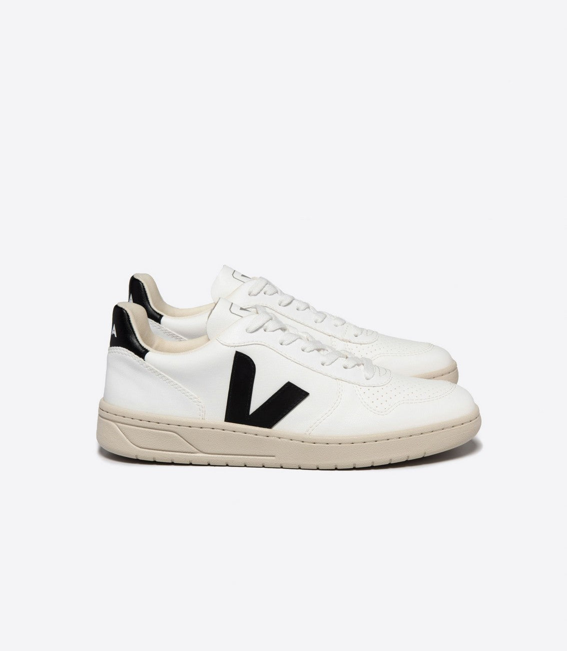 Zapatilla Veja  V-10 White Black Mujer