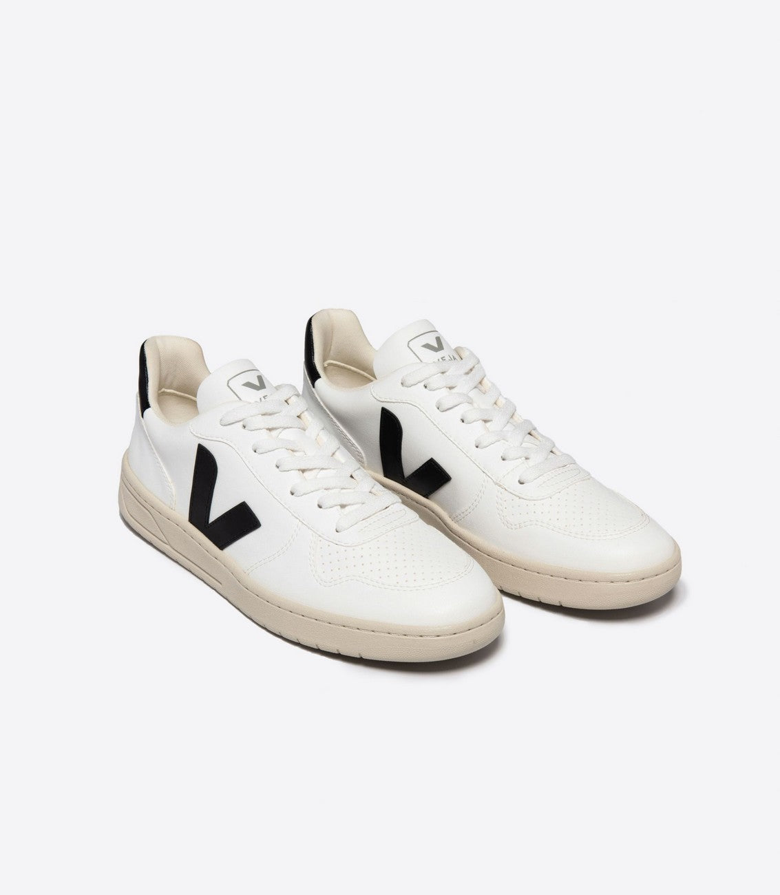 Zapatilla Veja  V-10 White Black Mujer