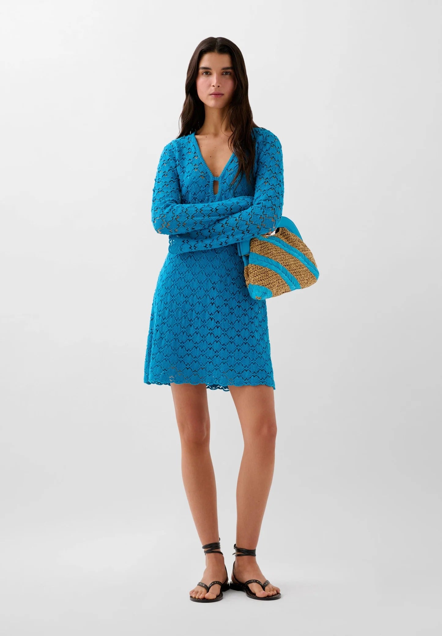 Mini Vestido Crochet