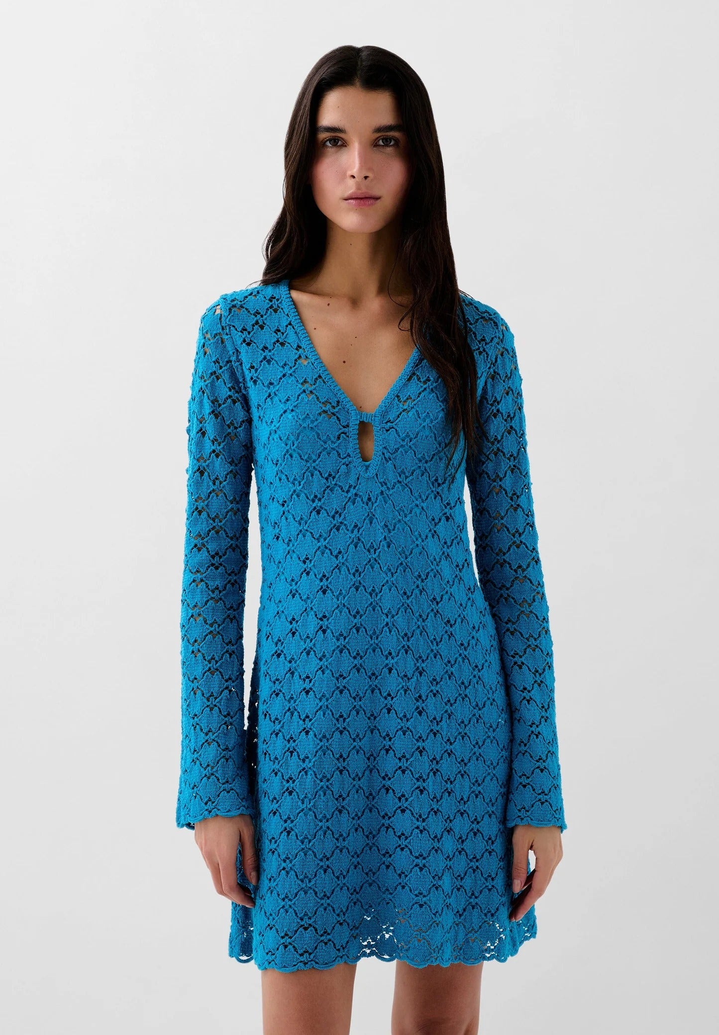 Mini Vestido Crochet